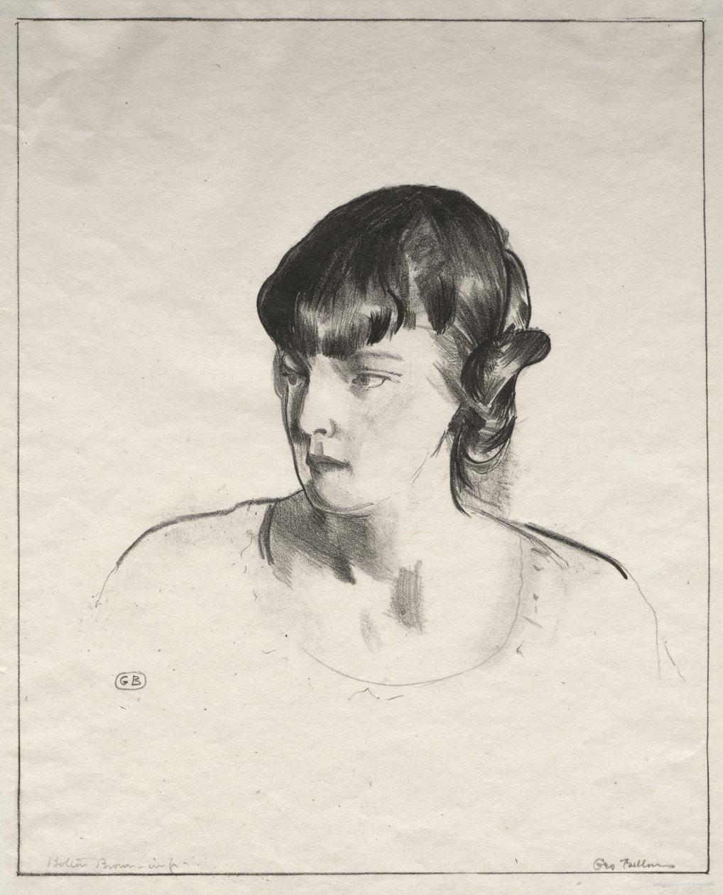 La señorita Tate de George Bellows