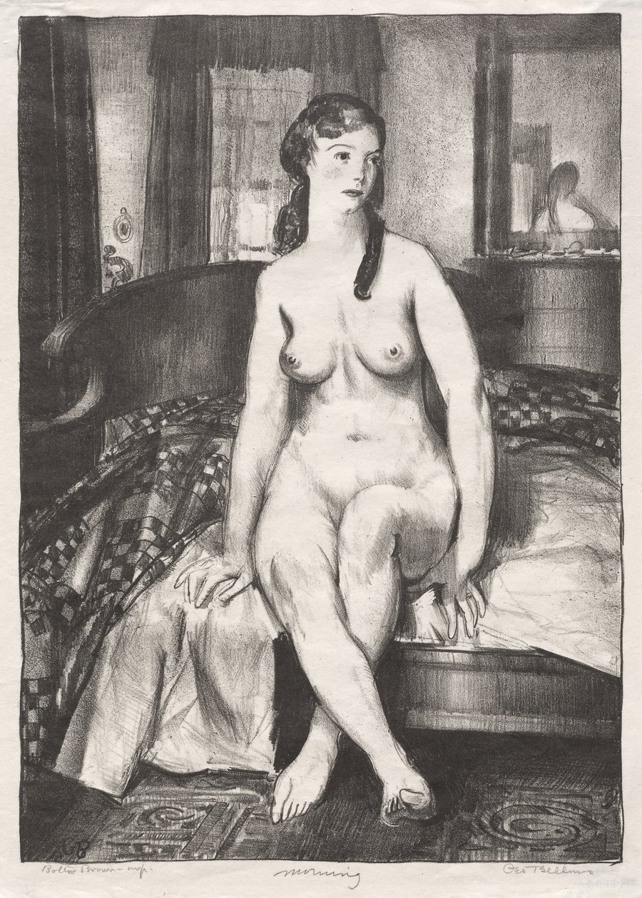 Mañana, Desnudo en la cama, Segunda piedra de George Bellows