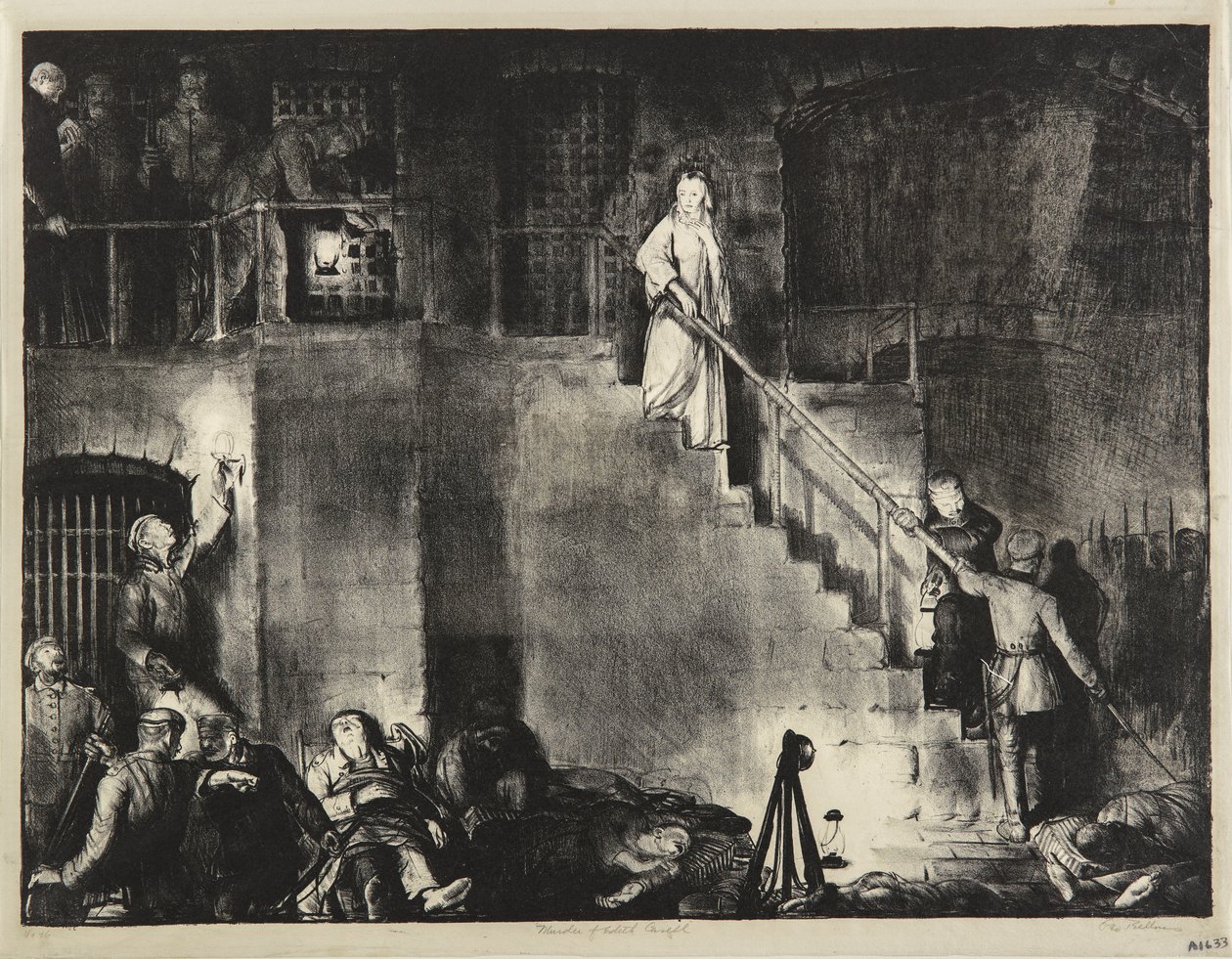 Asesinato de Edith Cavell de George Bellows