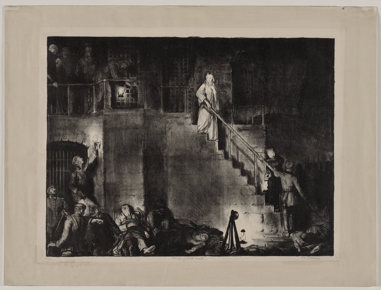 Asesinato de Edith Cavell de George Bellows