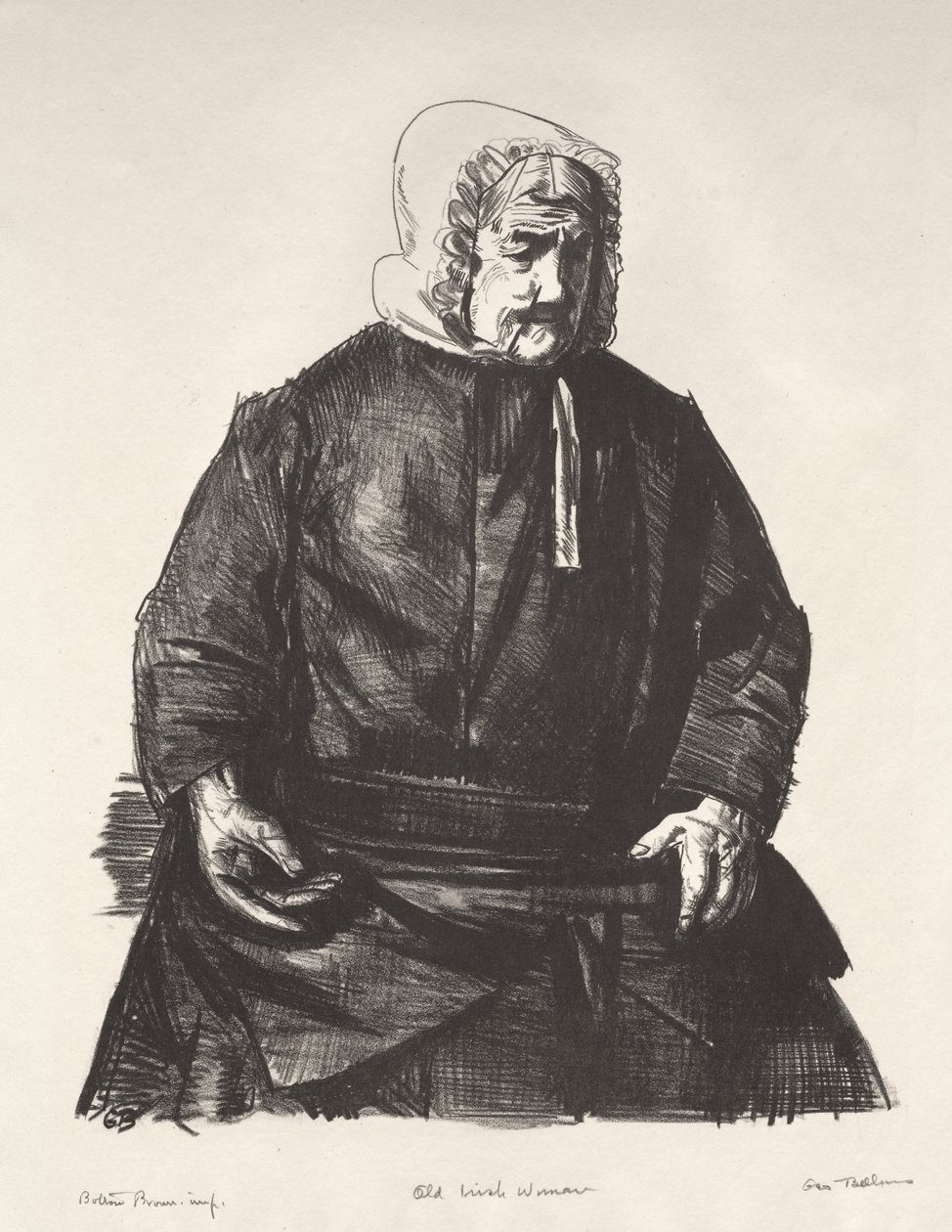 Anciana irlandesa de George Bellows