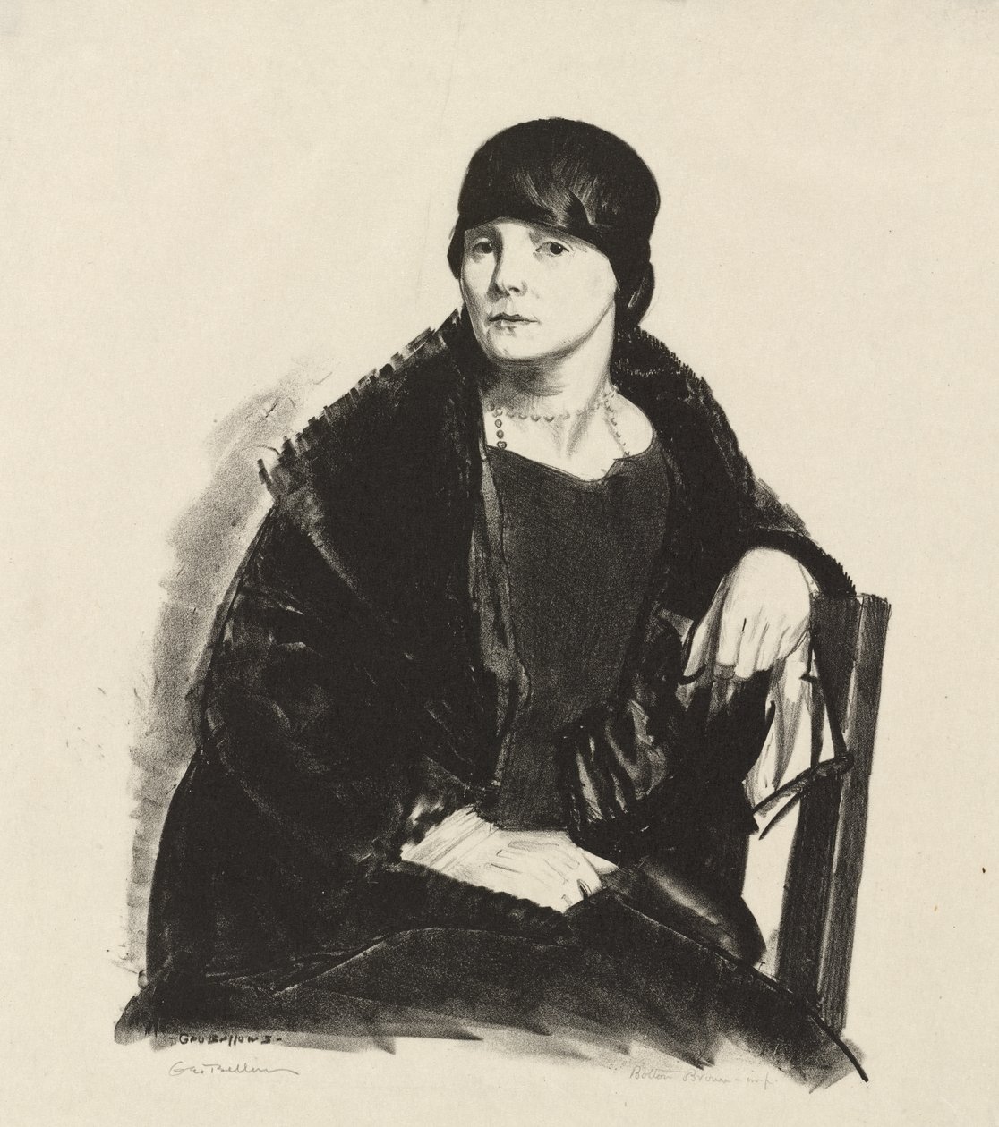 Retrato de la señora R. de George Bellows