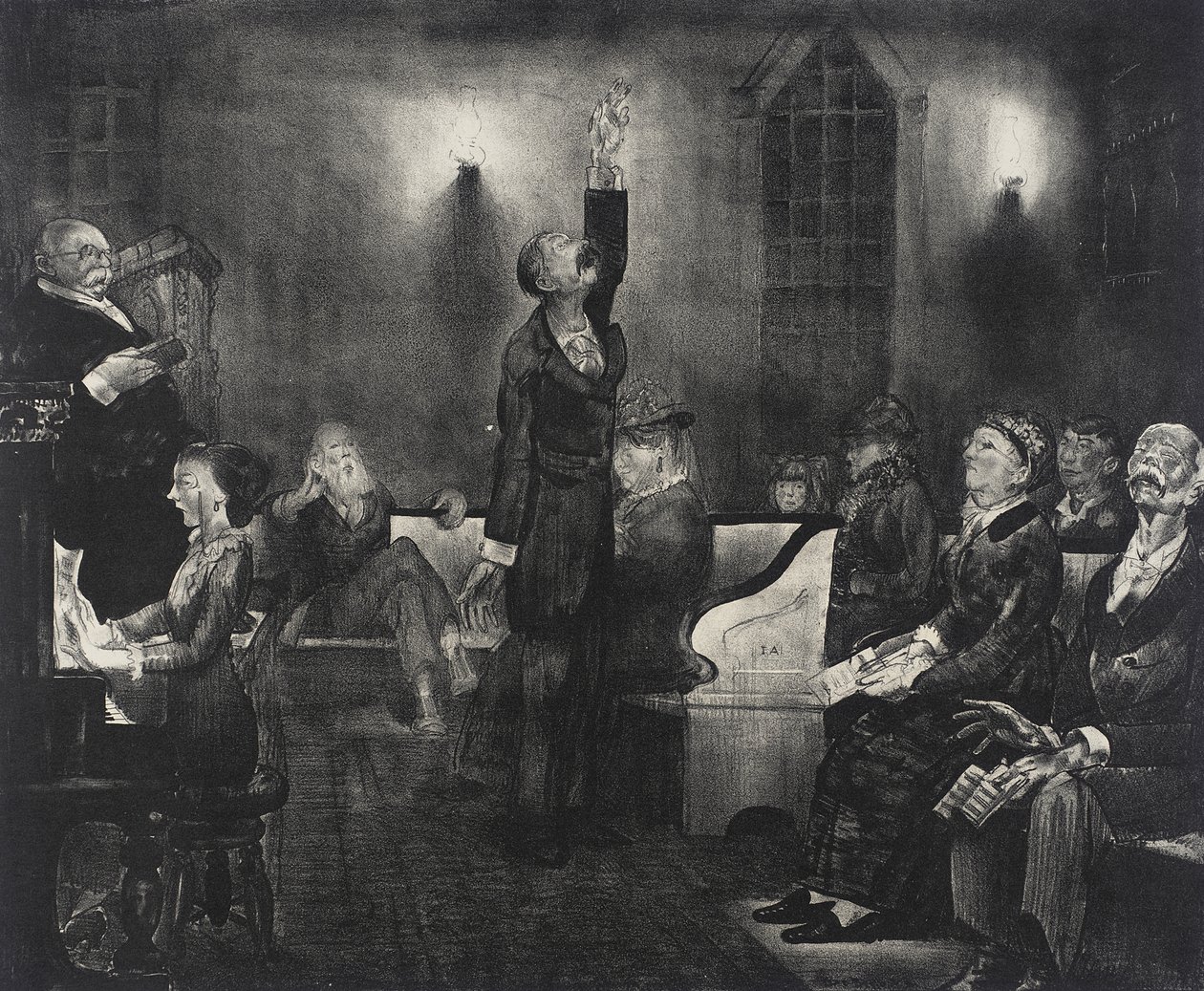 Reunión de oración n.º 2 de George Bellows