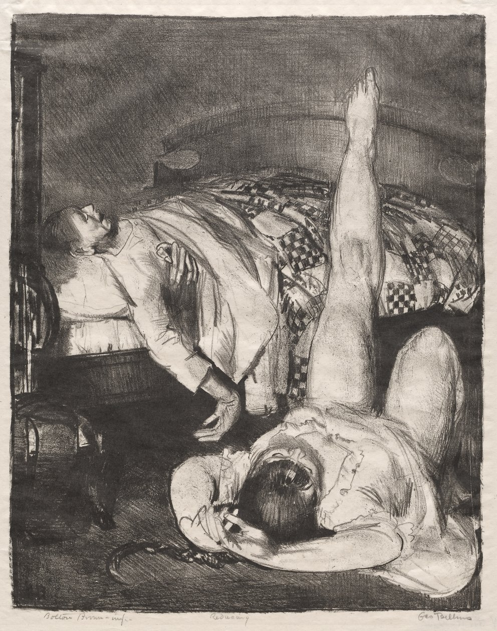 Reducción, pequeño, tercera piedra de George Bellows