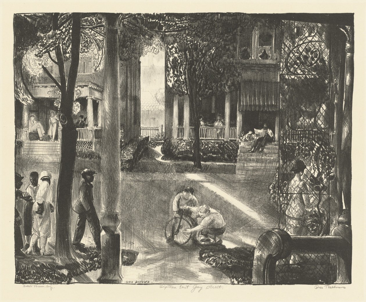 Calle East Gay, 16 de George Bellows