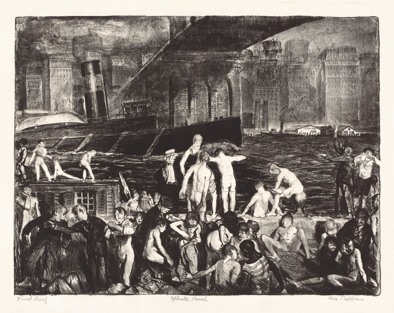 Playa de astillas de George Bellows