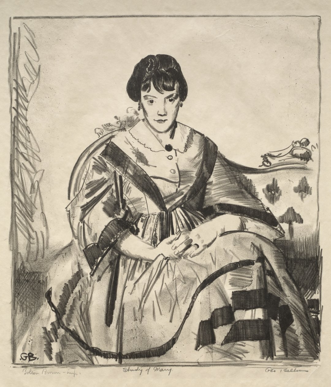 Estudio sobre María de George Bellows