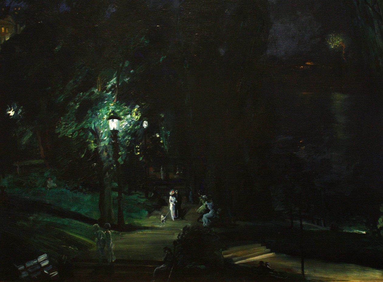 Noche de verano, Riverside Drive de George Bellows
