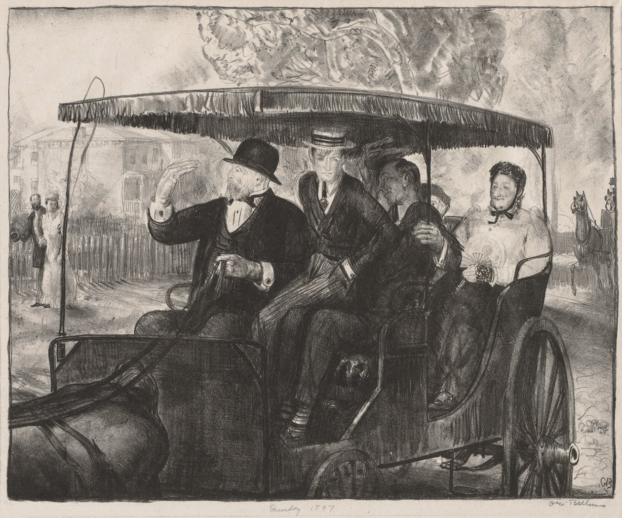 Domingo de 1897 de George Bellows