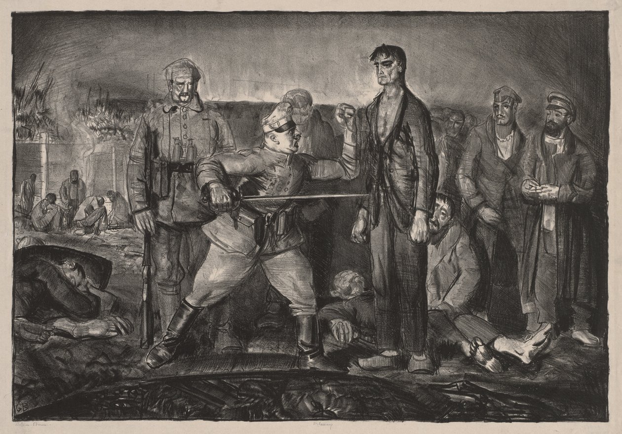 El caso del sargento Delaney de George Bellows