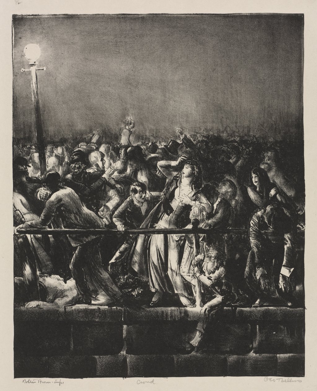 La multitud de George Bellows