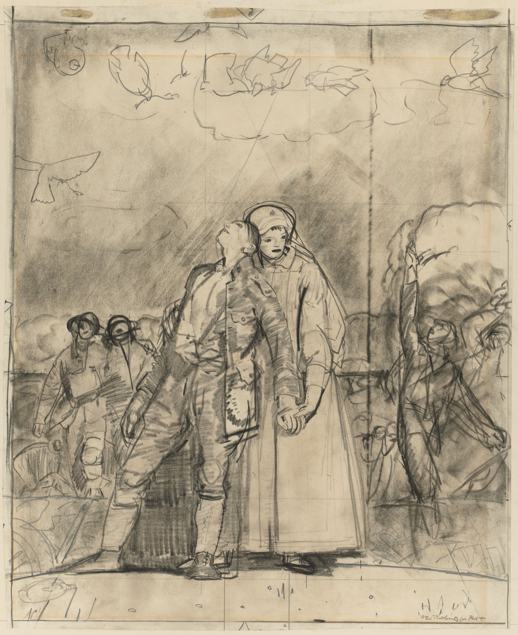 La víspera de la victoria de George Bellows