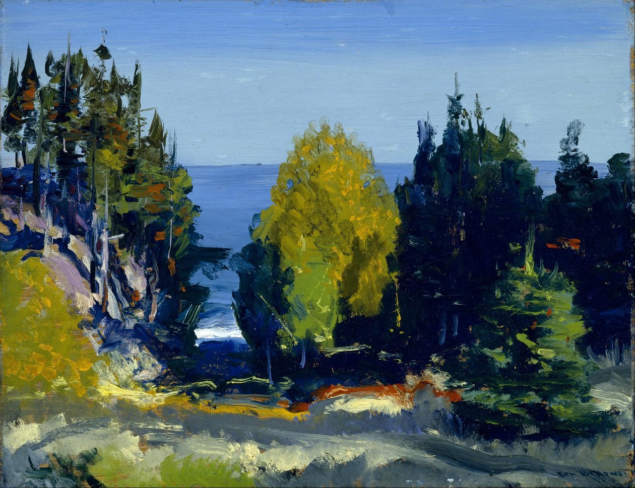 The Grove - Monhegan de George Bellows