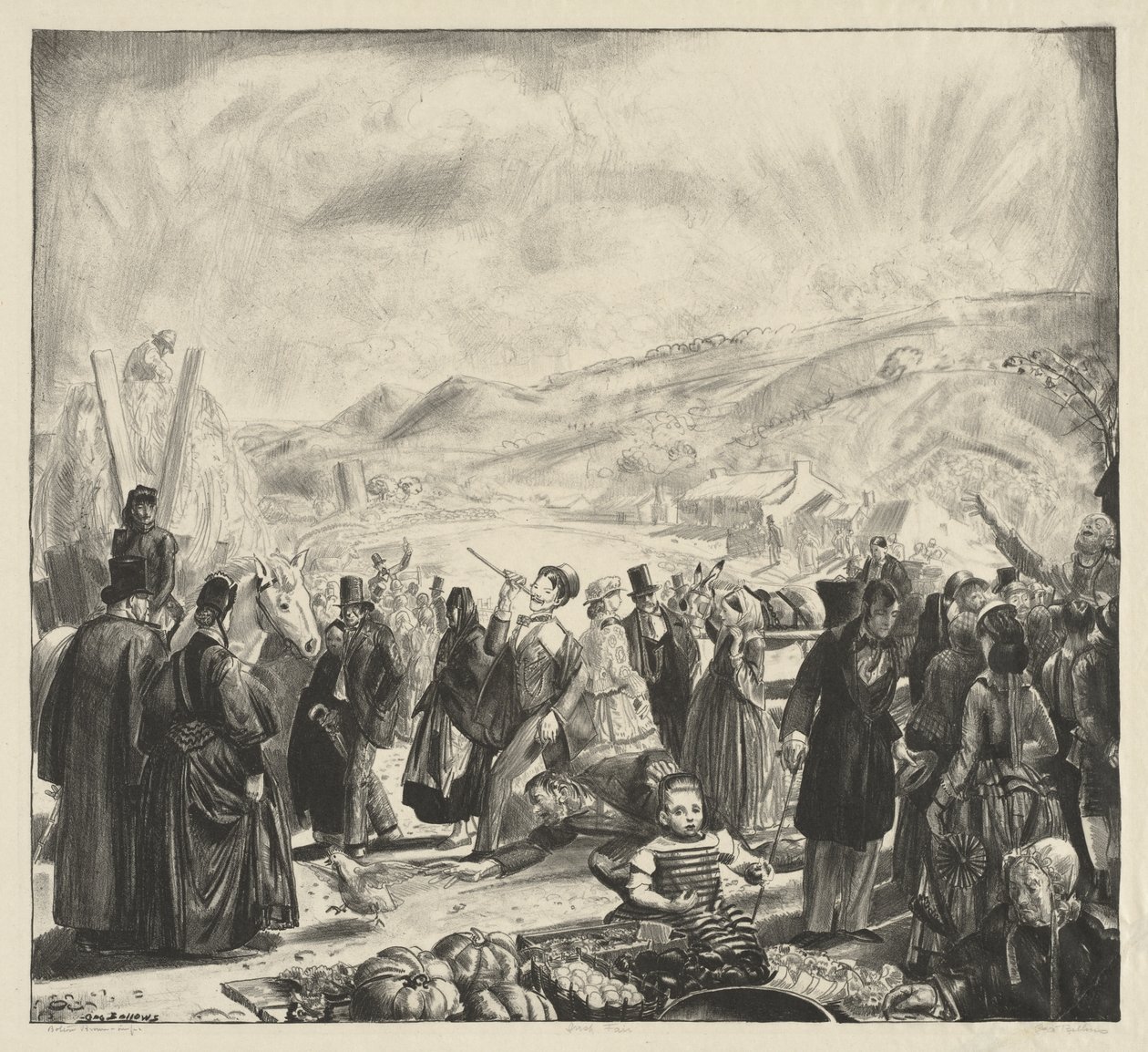 La Feria Irlandesa de George Bellows