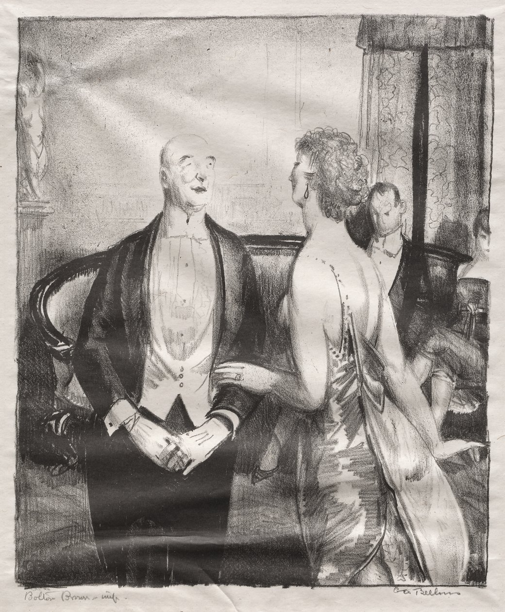 El crítico de salón de George Bellows