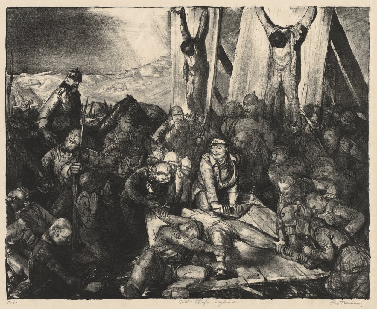 Serie «War»:  El castigo de Dios, Inglaterra de George Bellows