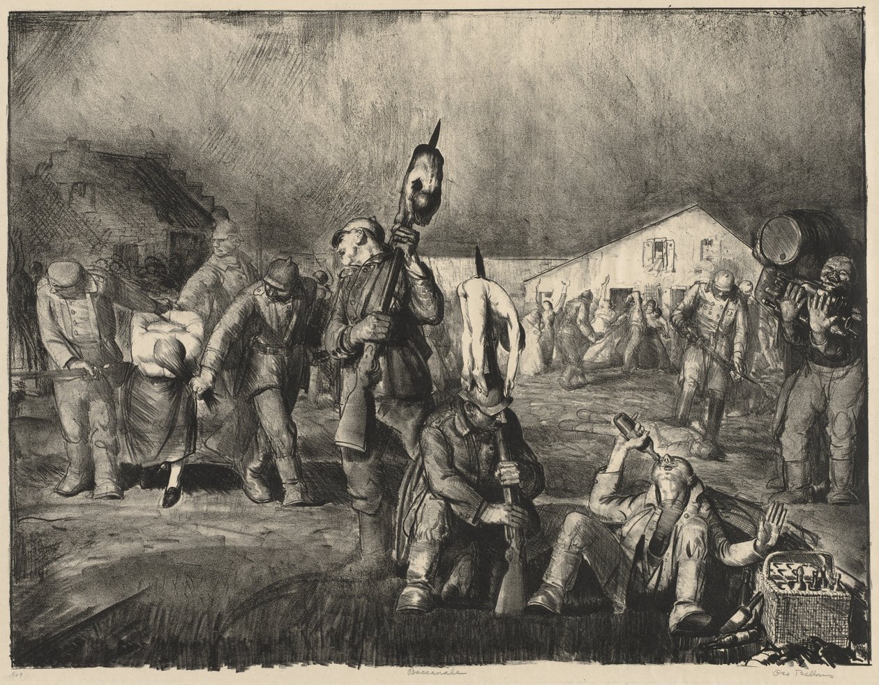Serie «War»: «The Bacchanale» de George Bellows