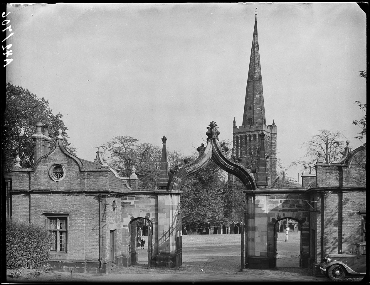 Aston Hall, Entrada, Witton Lane, Aston Park, Aston, Birmingham, 1941 de George Bernard Mason