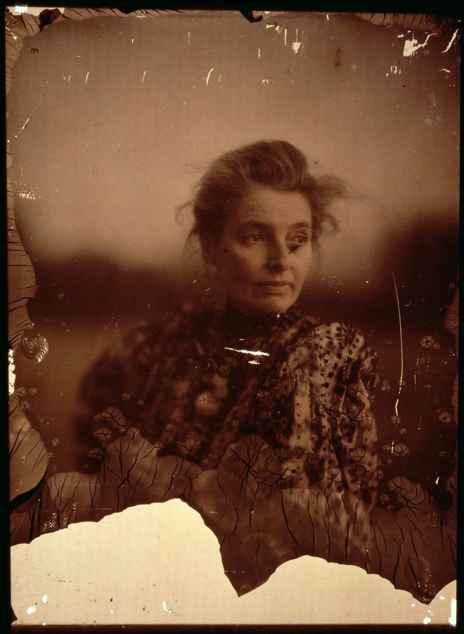 Fotografía de retrato de Beatrice Webb (1858-1943) (foto autocroma) (véase también 2900) de George Bernard Shaw