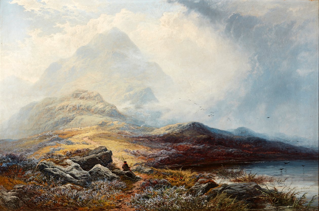 Colinas de Grampian, Tormenta Despejándose de George Blackie Sticks
