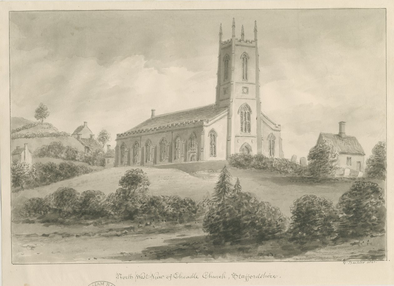 Iglesia de Cheadle de George Buckler