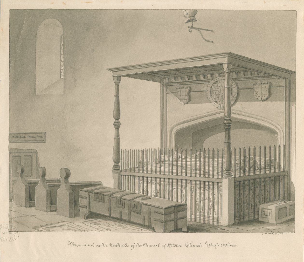 Stowe Church - Tumba de mesa de George Buckler