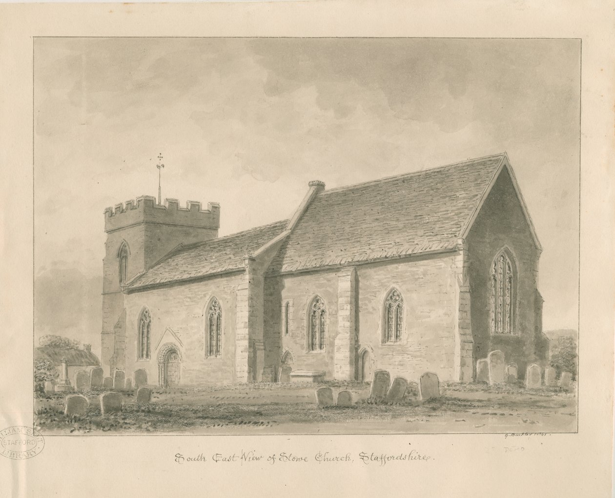 Iglesia de Stowe de George Buckler