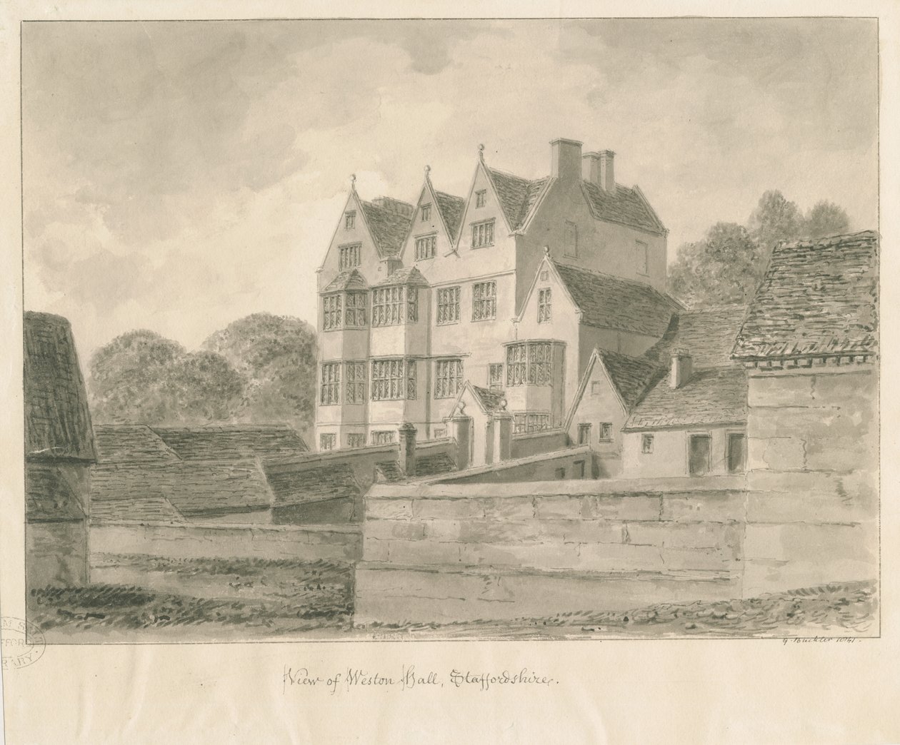 Weston-on-Trent - Hall de George Buckler
