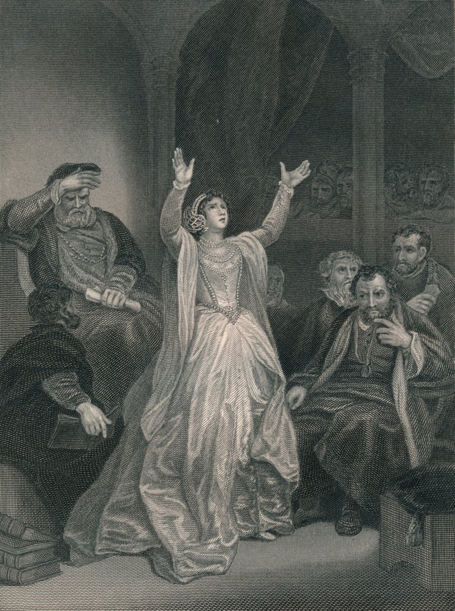 Condena de Ana Bolena, mediados del siglo XIX de George C. Finden