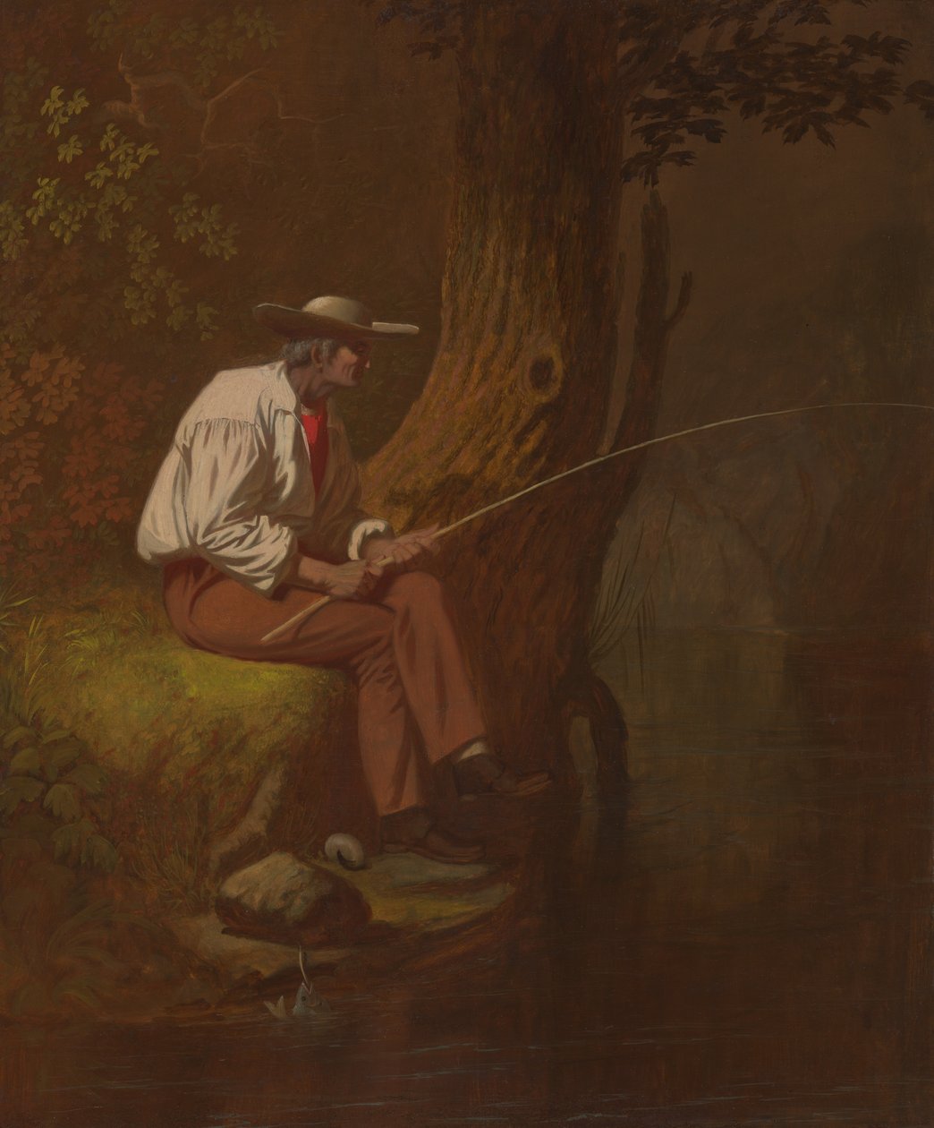 Pescador del Mississippi de George Caleb Bingham