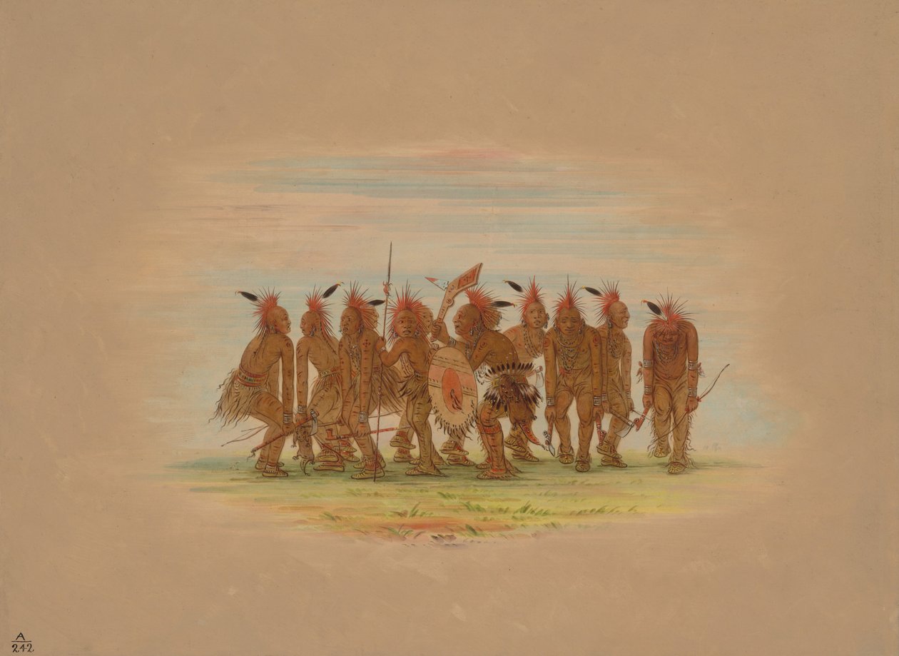 Danza Divertida - Saukie, 1861-1869 de George Catlin