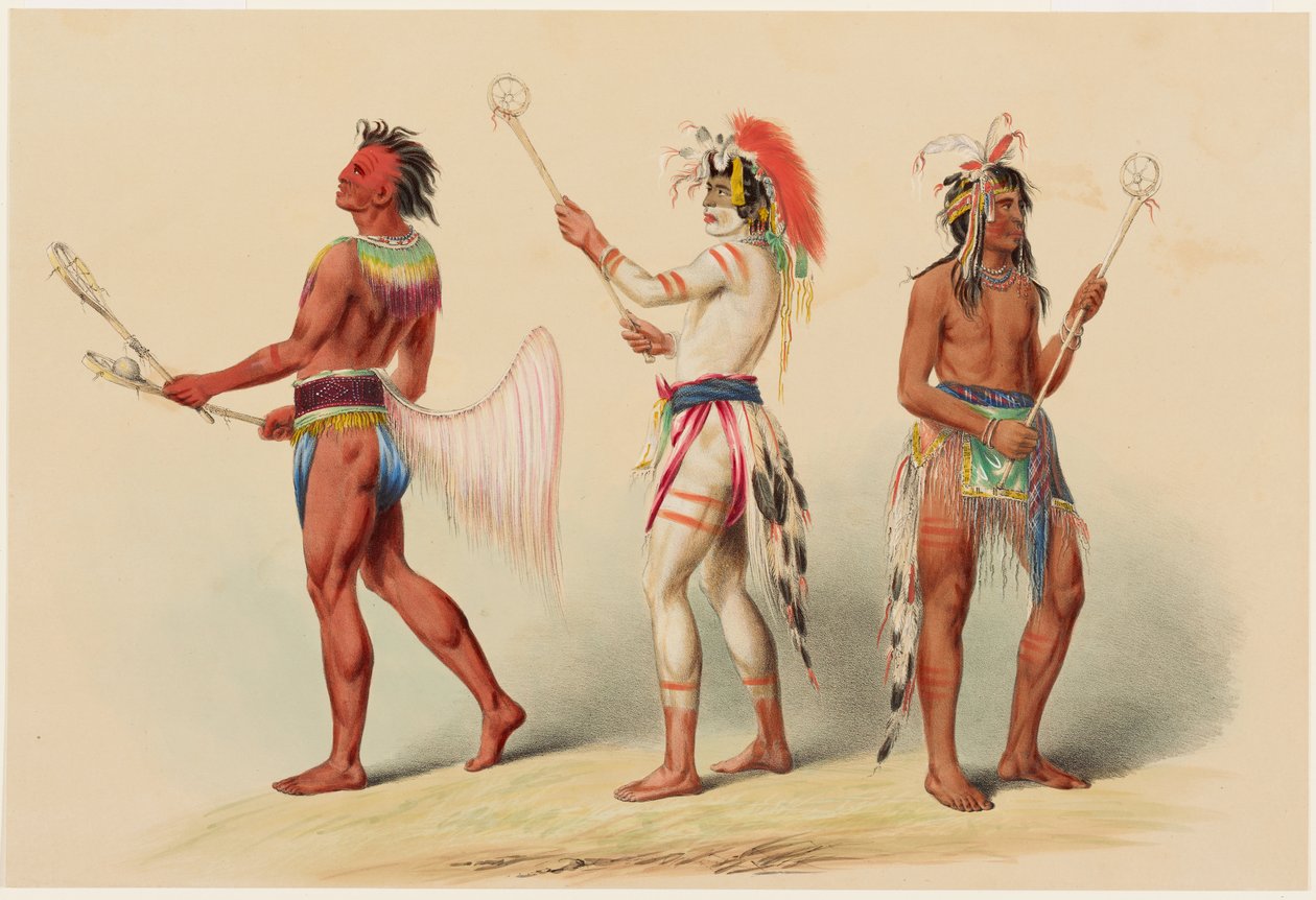 Jugadores de pelota de George Catlin