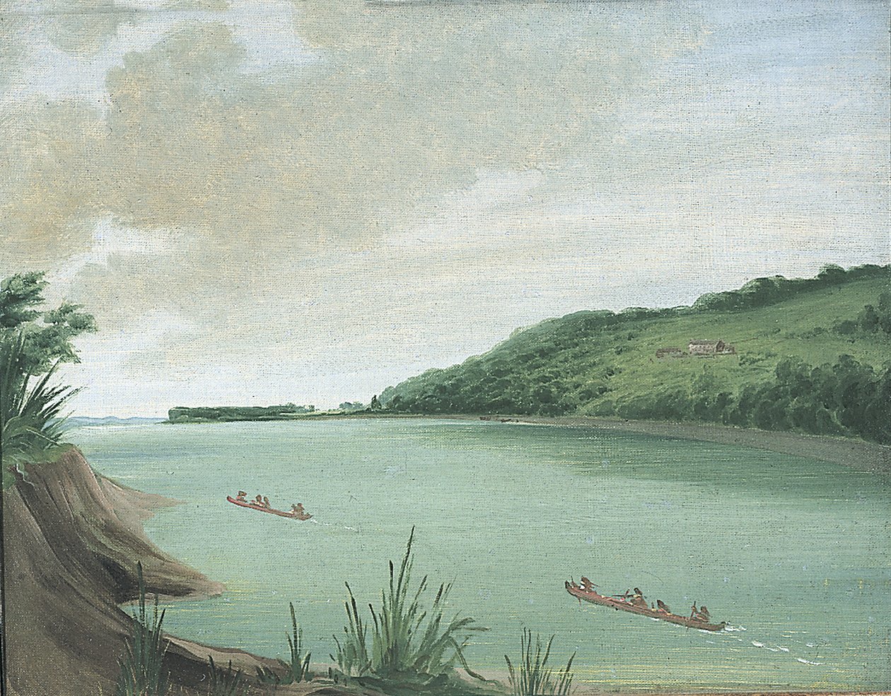 Belle Vue, Agencia India del Mayor Dougherty, 870 millas arriba de St. Louis de George Catlin