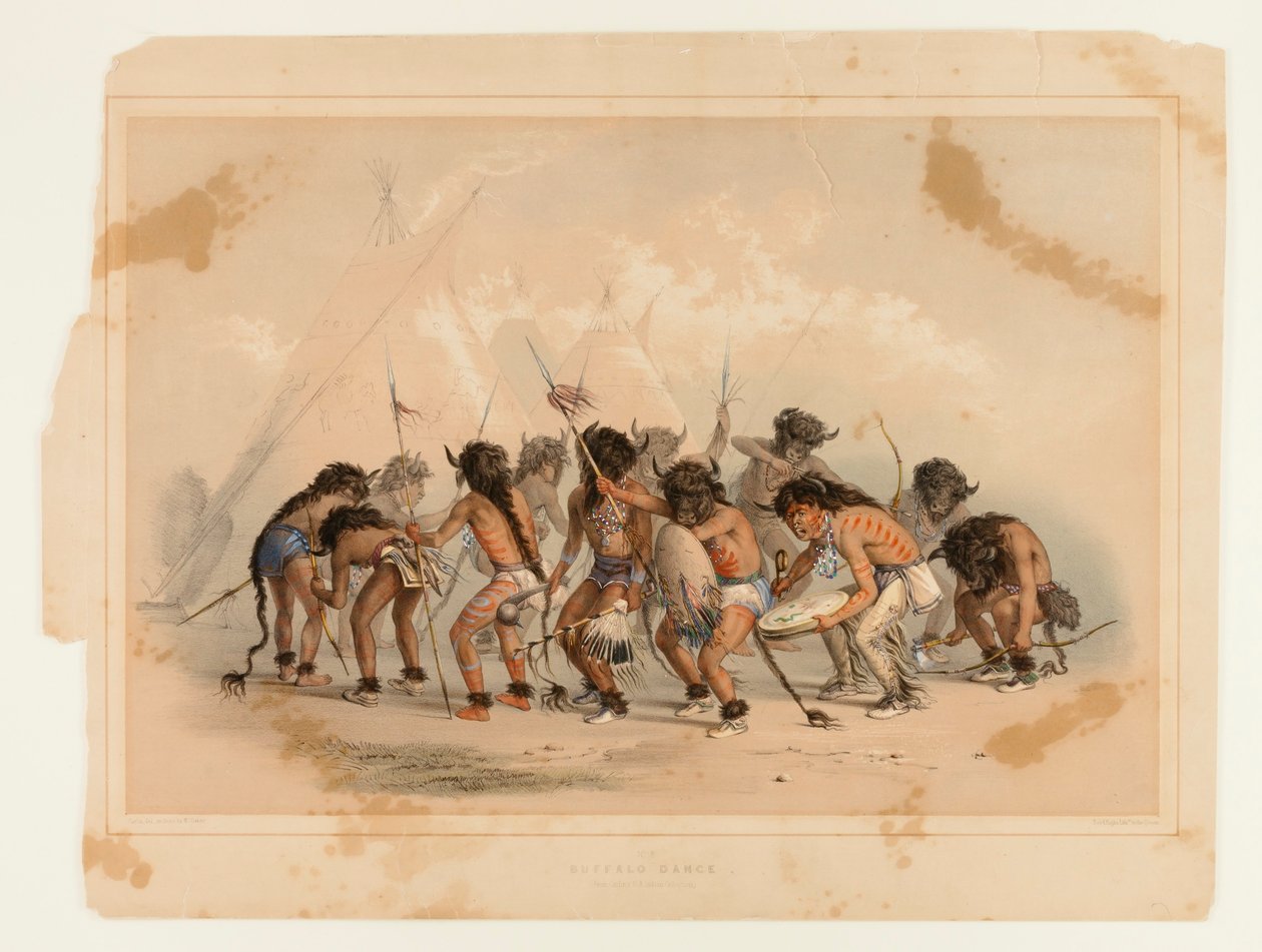 Baile del Búfalo nº 8 de George Catlin