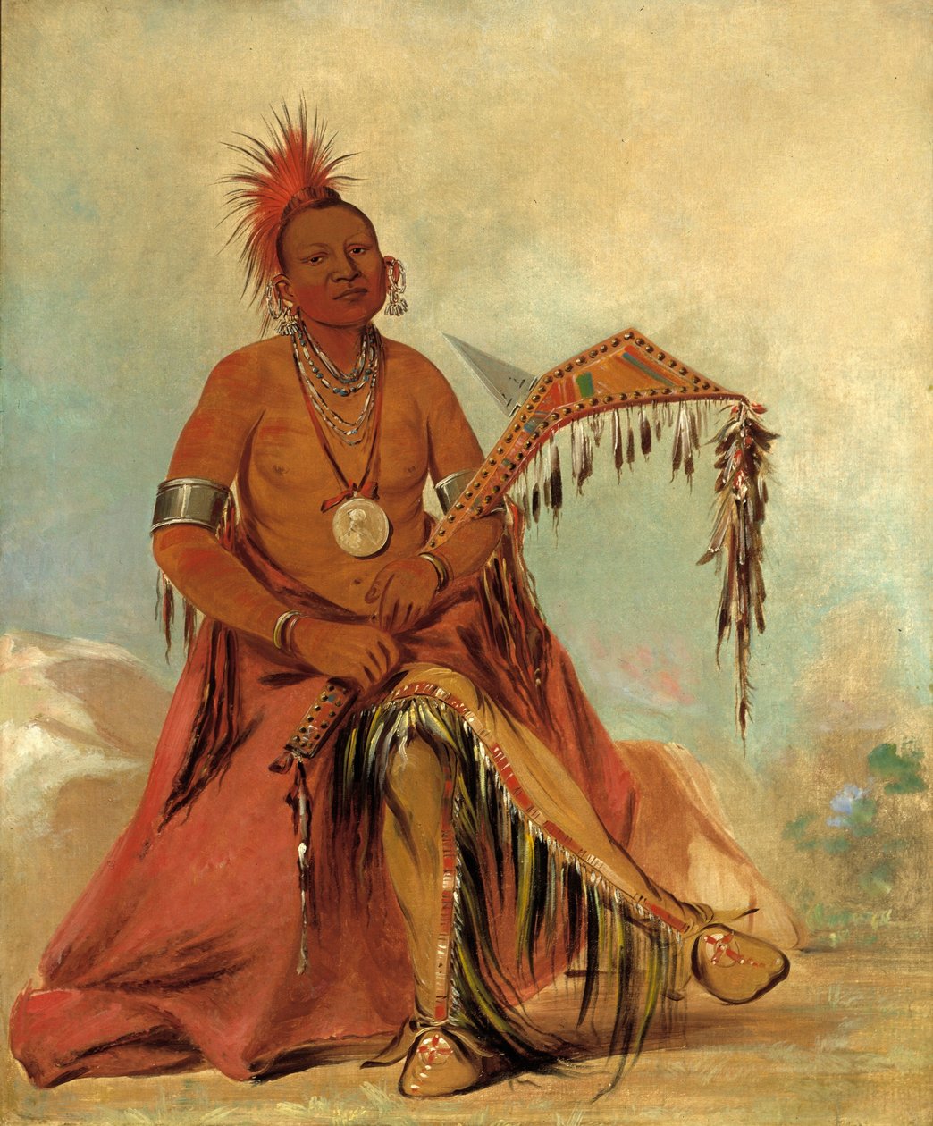 Cler-mónt, Primer Jefe de la Tribu de George Catlin