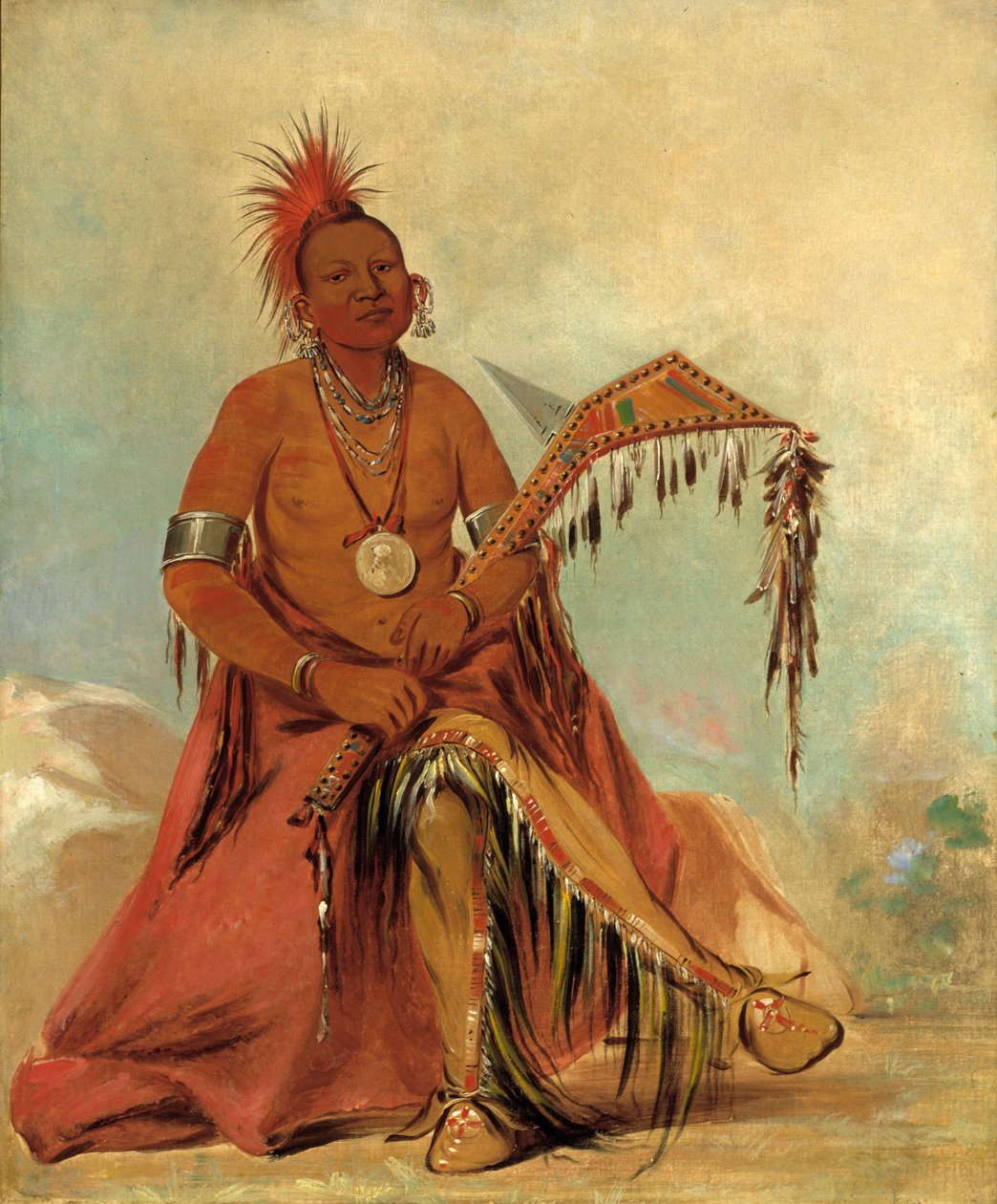 Cler-mónt, Primer Jefe de la Tribu de George Catlin