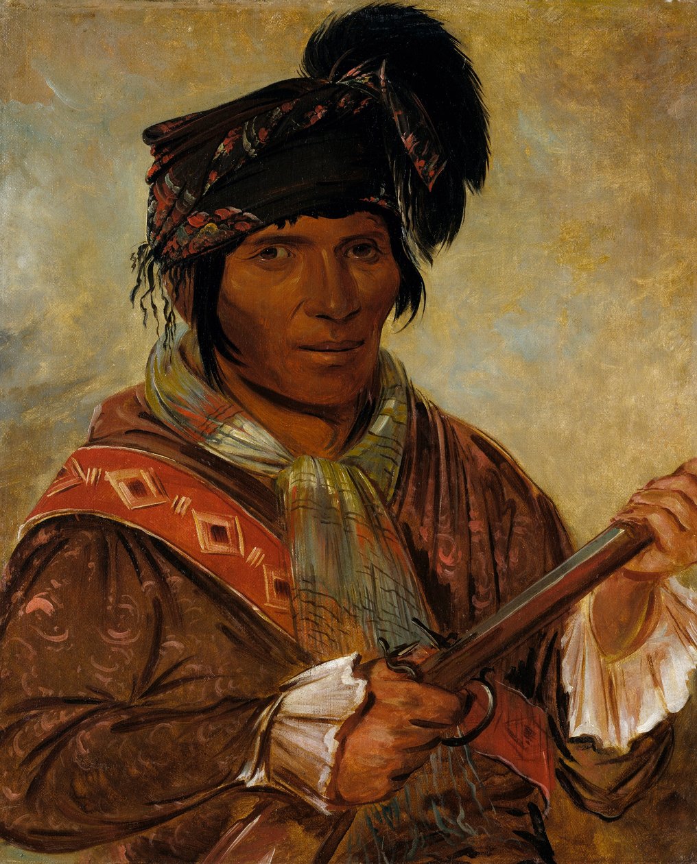 Co-ee-há-jo, un Jefe de George Catlin