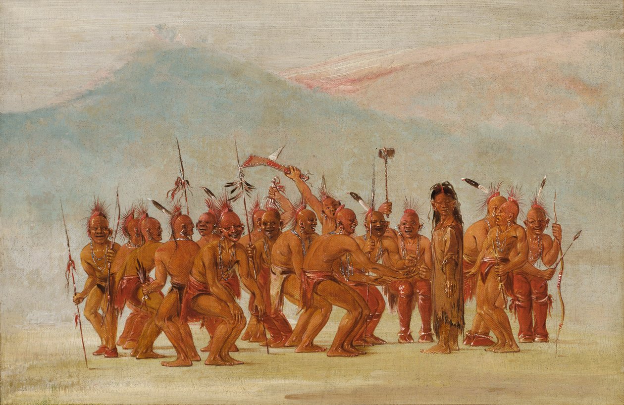Danza al Berdash, 1835-1837 de George Catlin