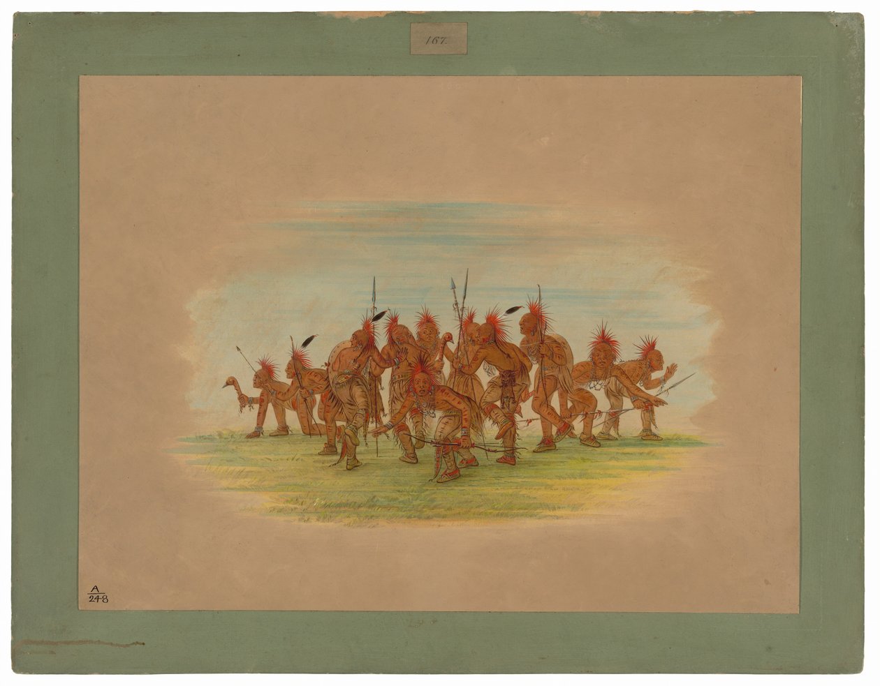Baile de descubrimiento - Saukie de George Catlin