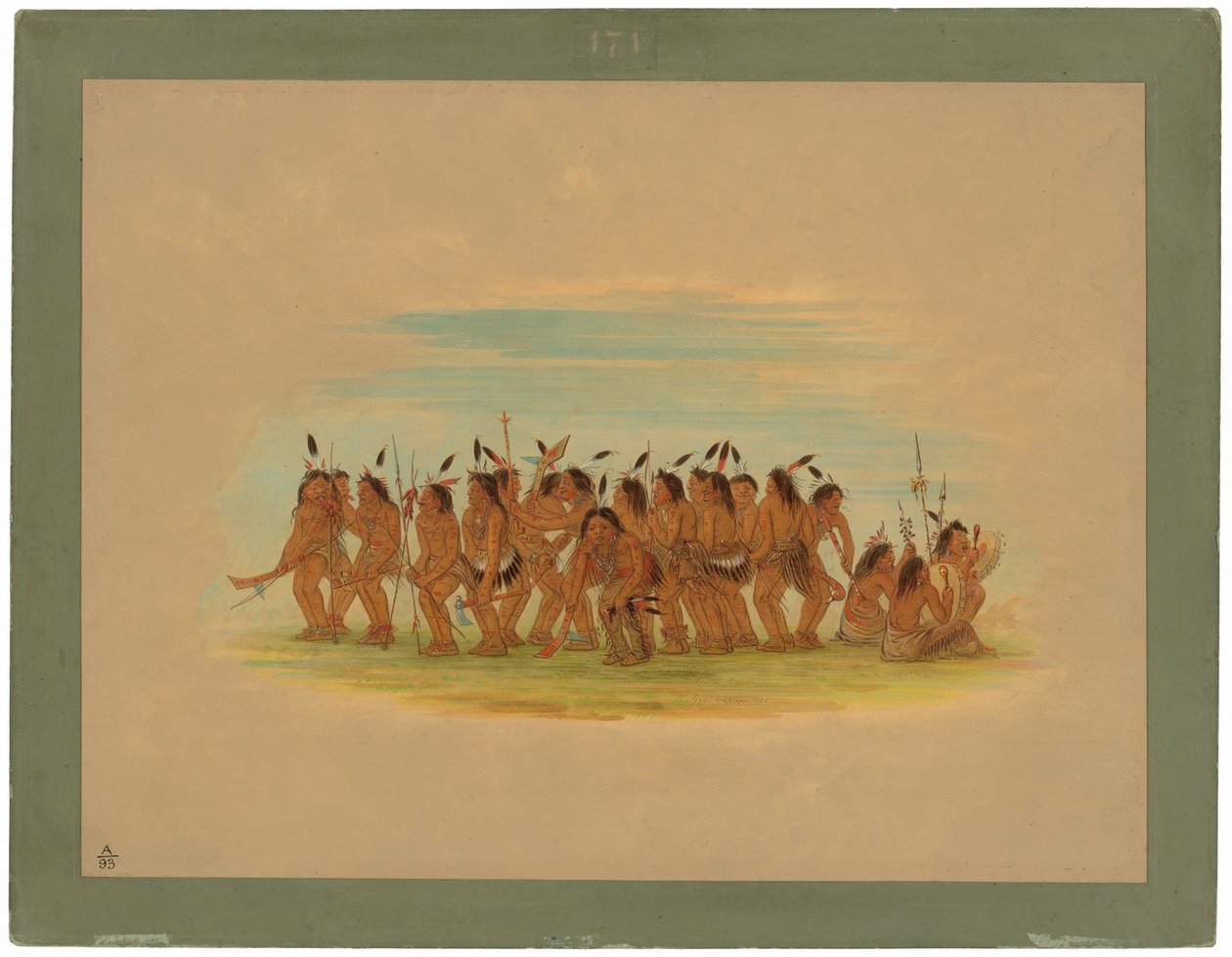 Danza del Perro - Sioux de George Catlin