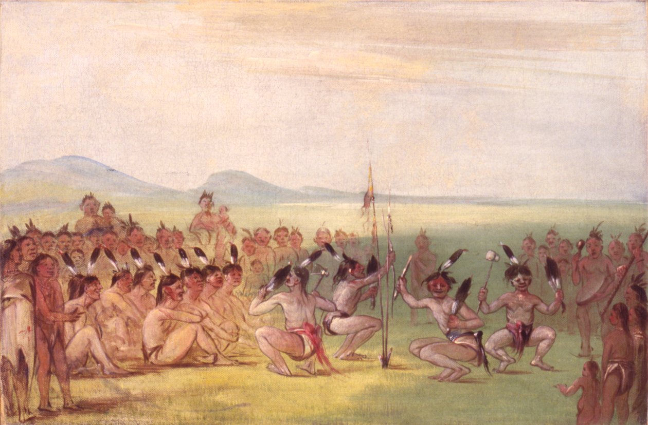 Danza del Águila, Choctaw de George Catlin