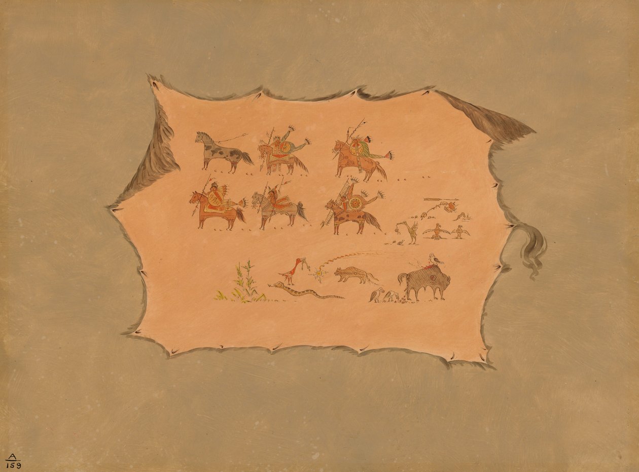 Facsímil de una Túnica de Doctor Pawnee, 1861-1869 de George Catlin