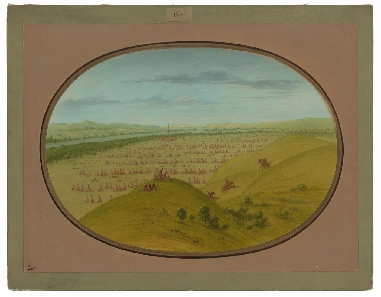 Fuerte Pierre de George Catlin