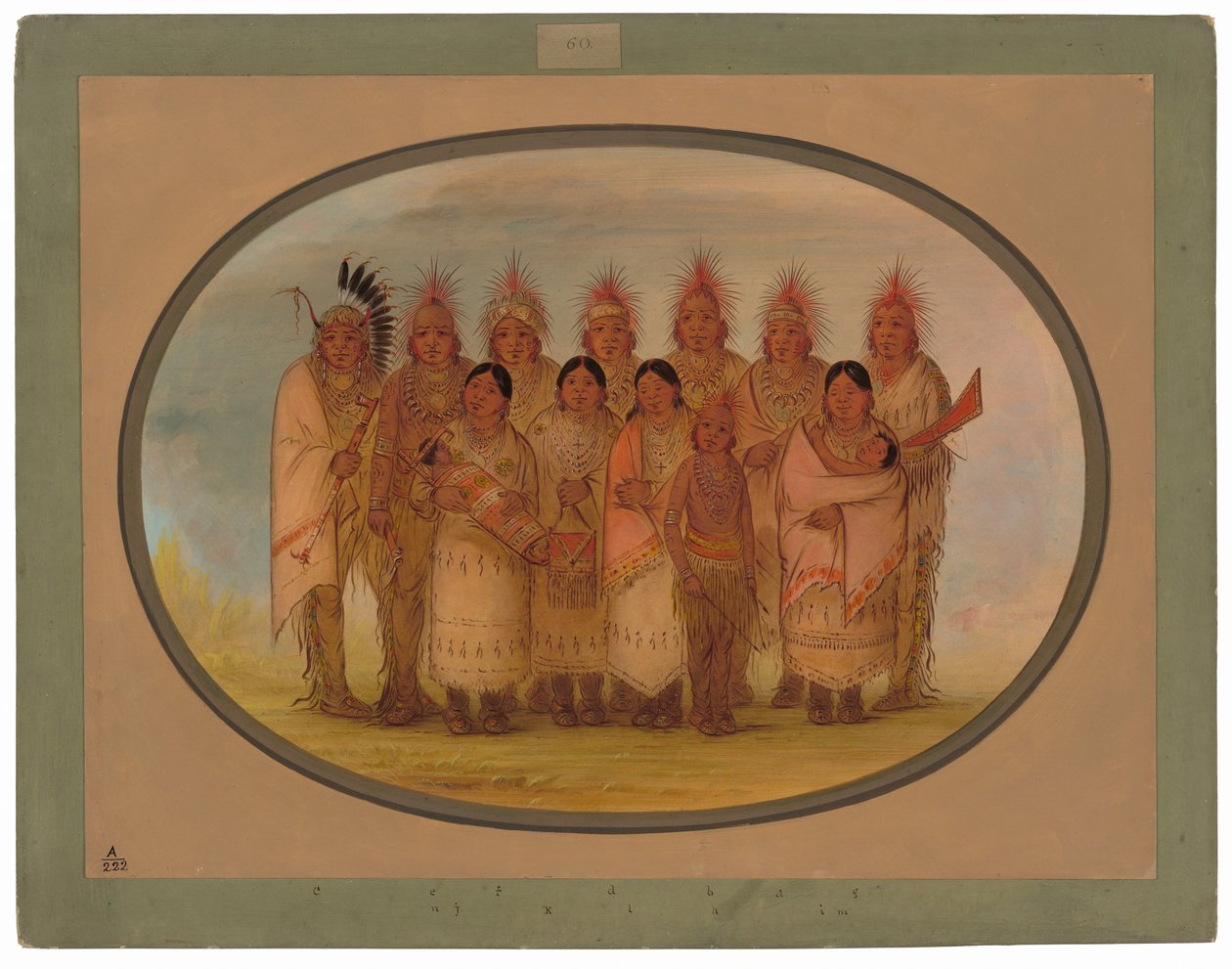 Indios Iowa que Visitaron Londres y París de George Catlin