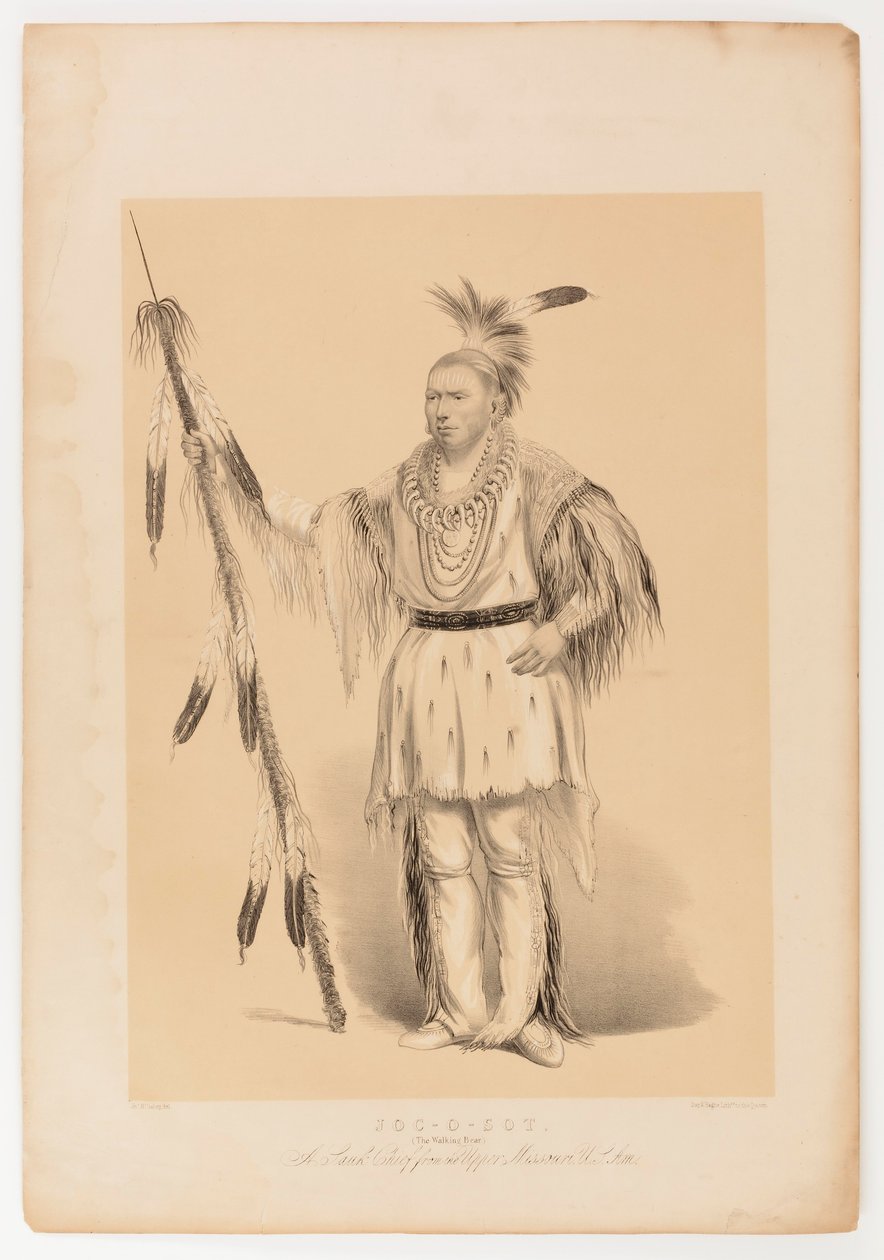 Joc-o-sot, el Oso Caminante de George Catlin