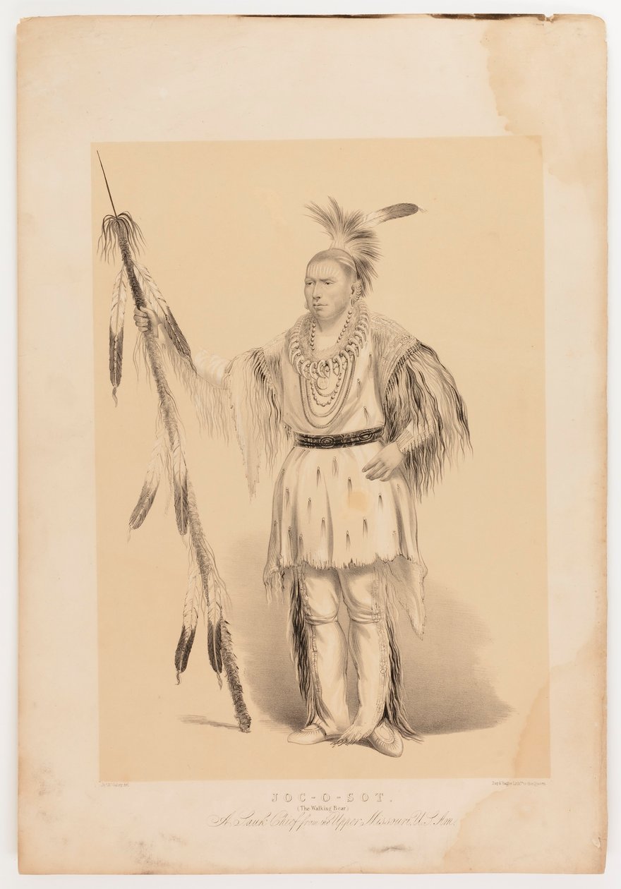 Joc-o-sot, el Oso Caminante de George Catlin