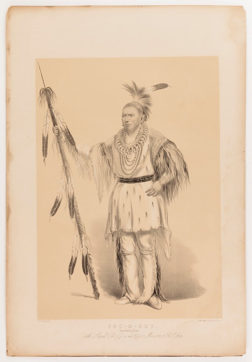 Joc-o-sot, el Oso Caminante de George Catlin