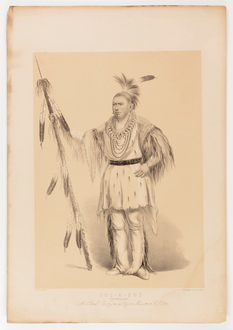 Joc-o-sot, el Oso Caminante de George Catlin