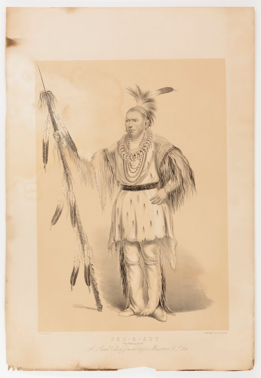 Joc-o-sot, el Oso Caminante de George Catlin