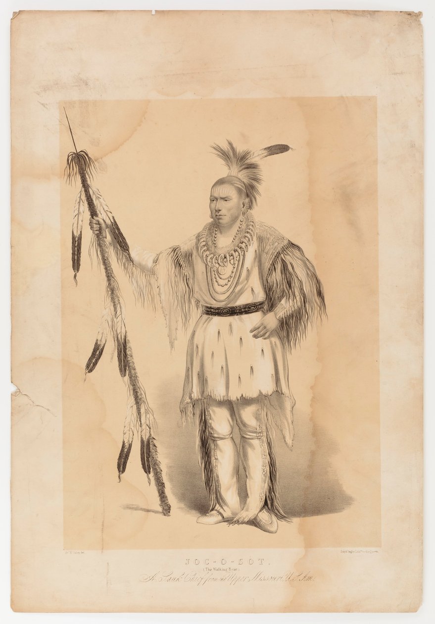 Joc-o-sot, el Oso Caminante de George Catlin